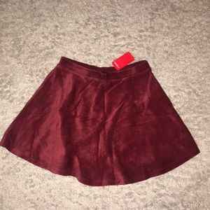 Maroon Skirt